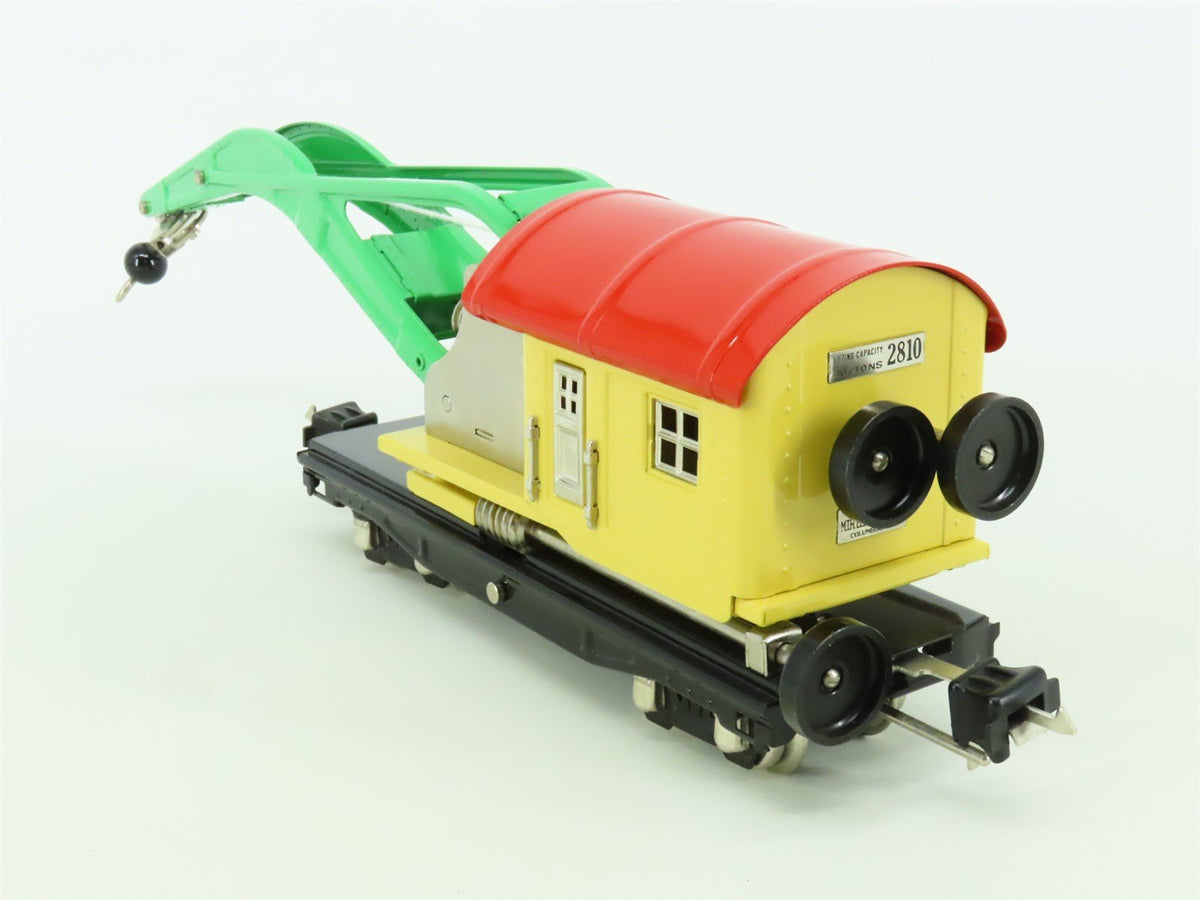 O Gauge 3-Rail MTH Tinplate Unlettered Derrick Crane Car