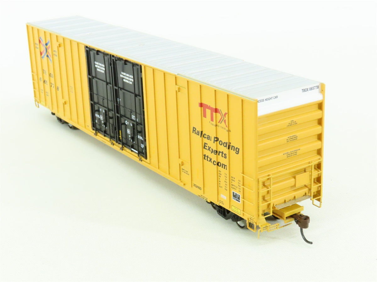 HO Scale Athearn 96298 TBOX Railbox 60&#39; Gunderson Steel Box Car #665778