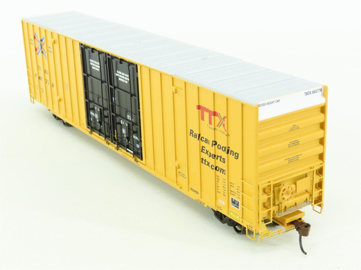 HO Scale Athearn 96298 TBOX Railbox 60&#39; Gunderson Steel Box Car #665778