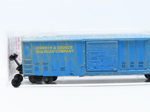 N Scale Micro-Trains MTL 25140 CCR Corinth & Counce 50' Box Car #6407 Weathered