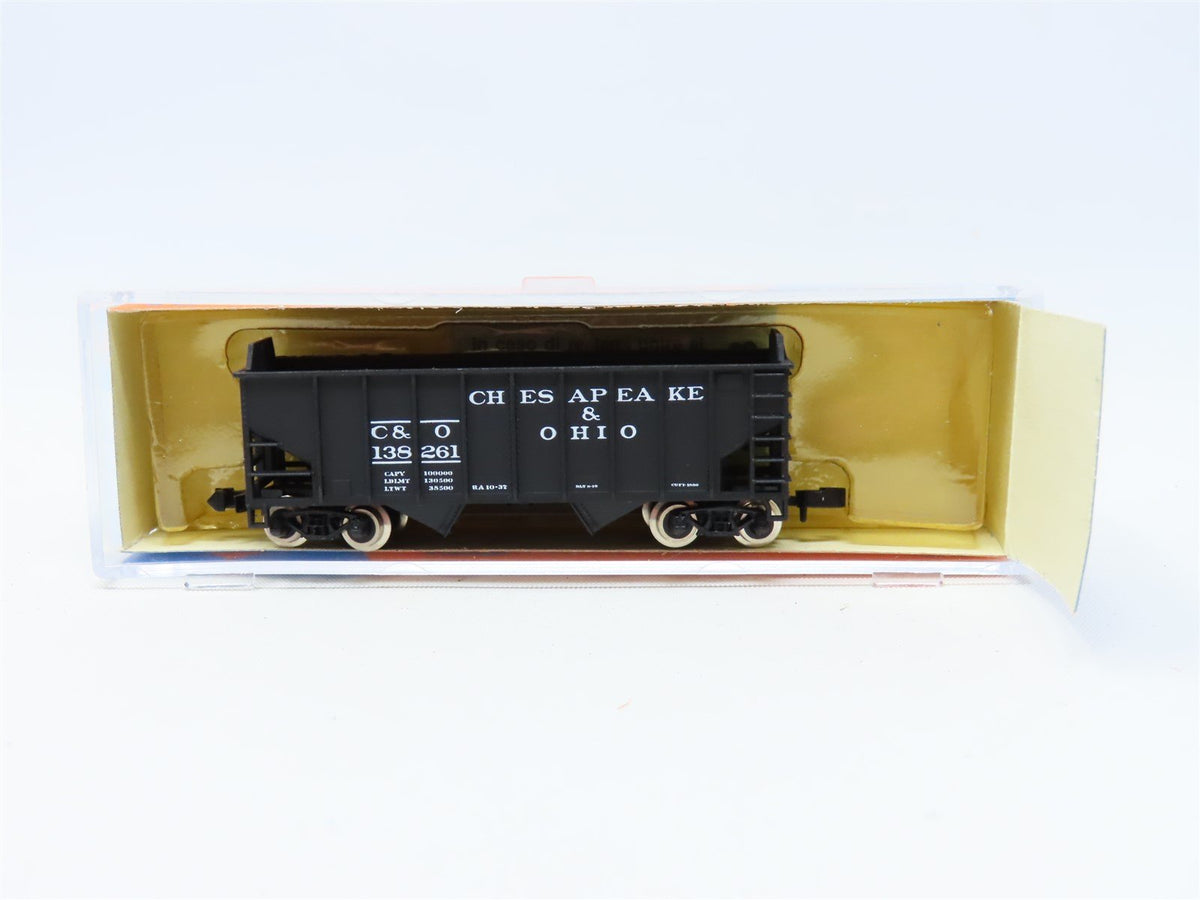 N Scale Roco 28725 C&amp;O Chesapeake &amp; Ohio 2-Bay Hopper #138261