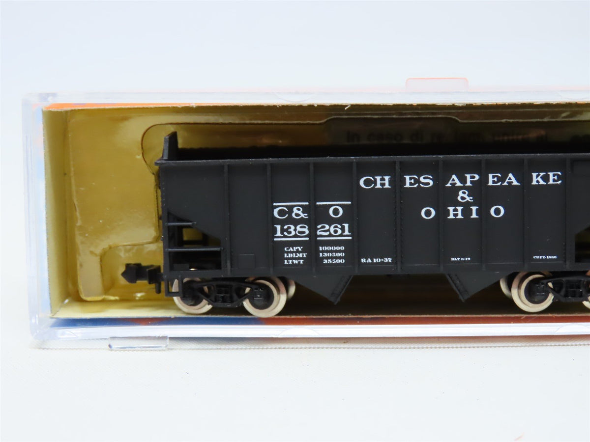 N Scale Roco 28725 C&amp;O Chesapeake &amp; Ohio 2-Bay Hopper #138261