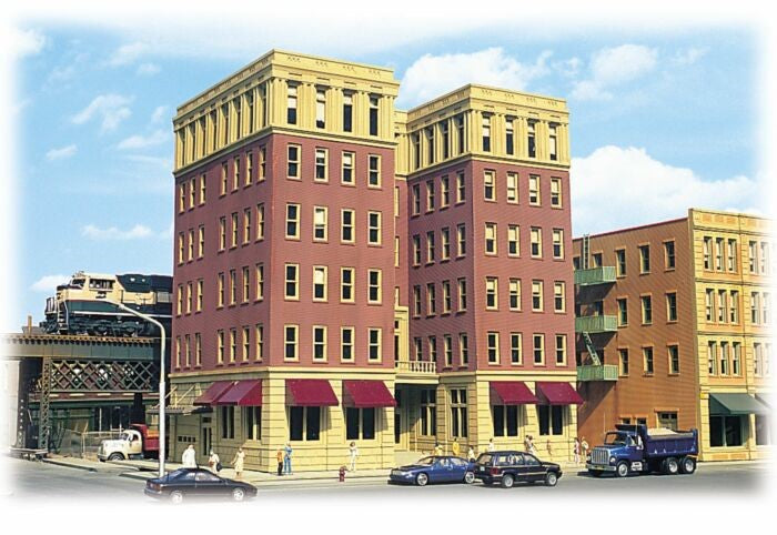 HO 1/87 Scale Bachmann Spectrum Cityscenes Kit #88002 Ambassador Hotel