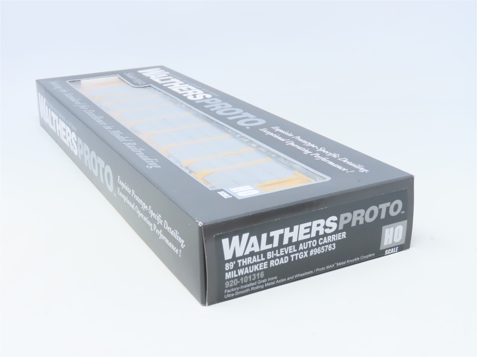 HO Scale Walthers Proto 920-101316 MILW Milwaukee Road 89' Auto Carrier #965763