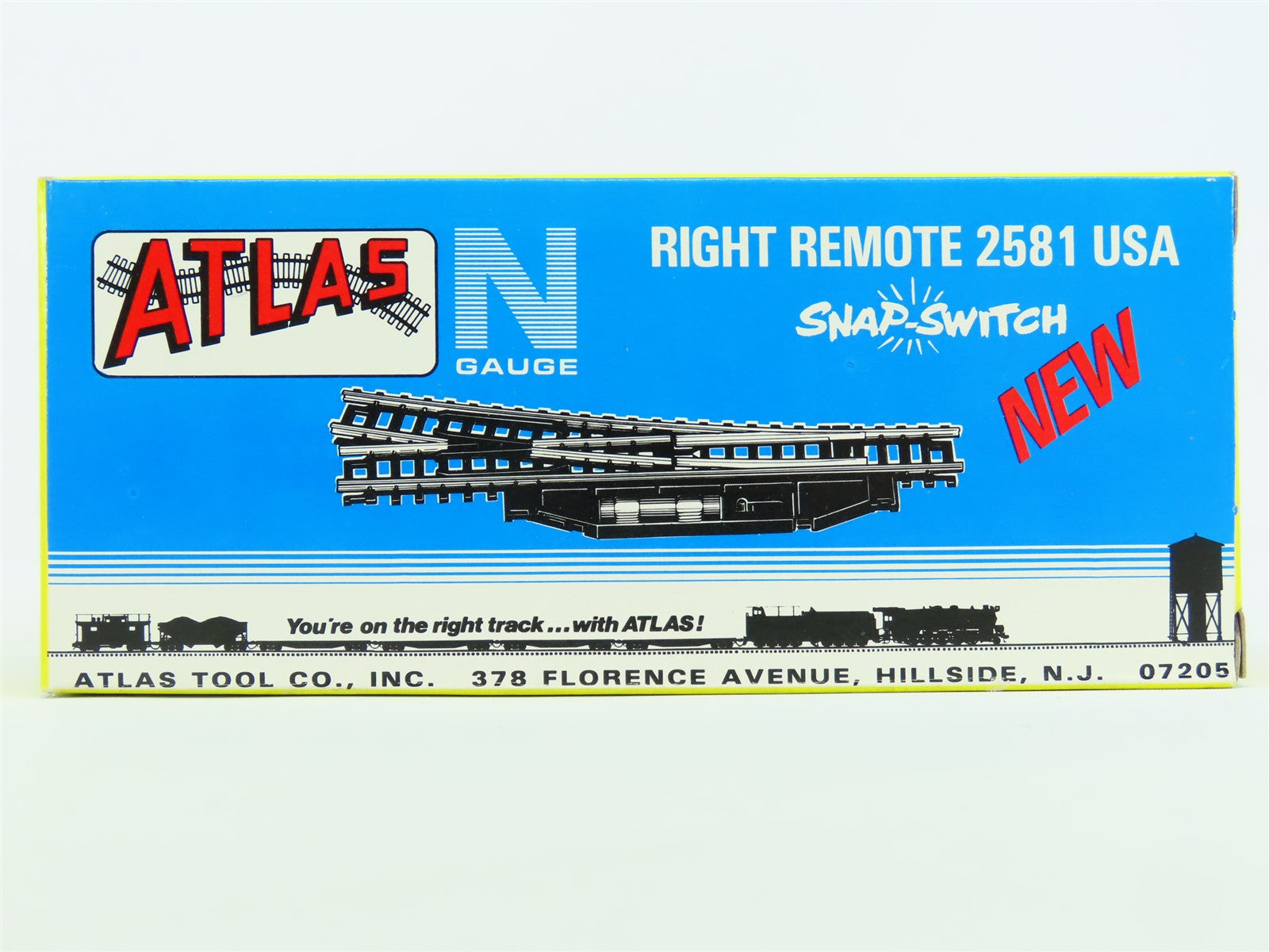 N Scale Atlas #2581 USA Snap-Switch Remote Right Hand Switch Track