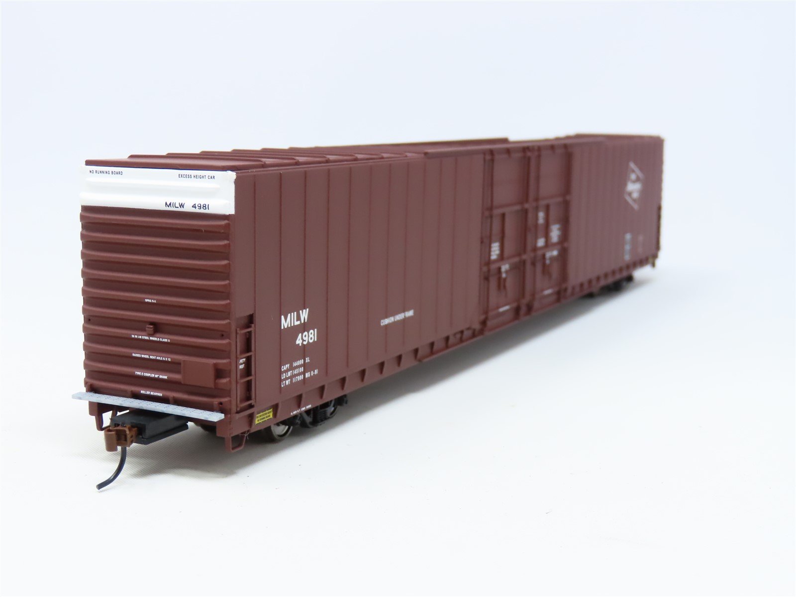 HO Walthers Gold Line 932-35016 MILW Milwaukee Road 86' Hi-Cube Box Car #4981