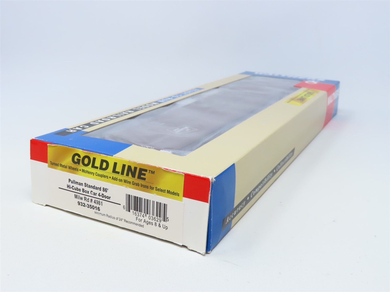 HO Walthers Gold Line 932-35016 MILW Milwaukee Road 86' Hi-Cube Box Car #4981