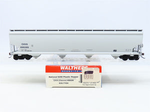 HO Scale Walthers 932-7154 CHVX Chevron National 4-Bay Covered Hopper #896289