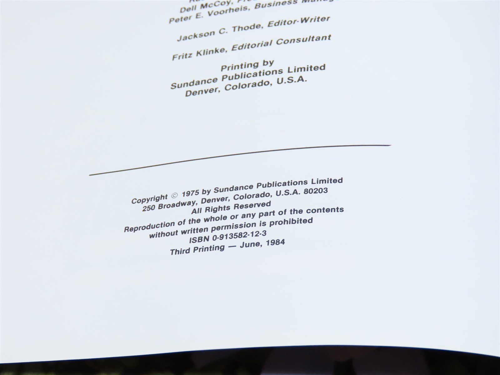 Rainbow Route by Robert Sloan & Carl A. Skowronski ©1984 HC Book