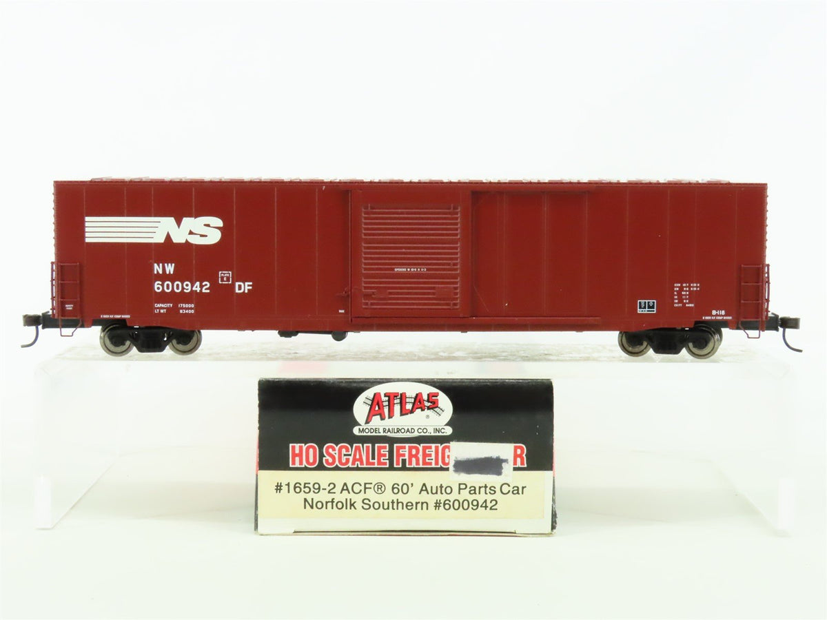 HO Scale Atlas 1659-2 NW NS Norfolk Southern 60&#39; Auto Parts Box Car #600942