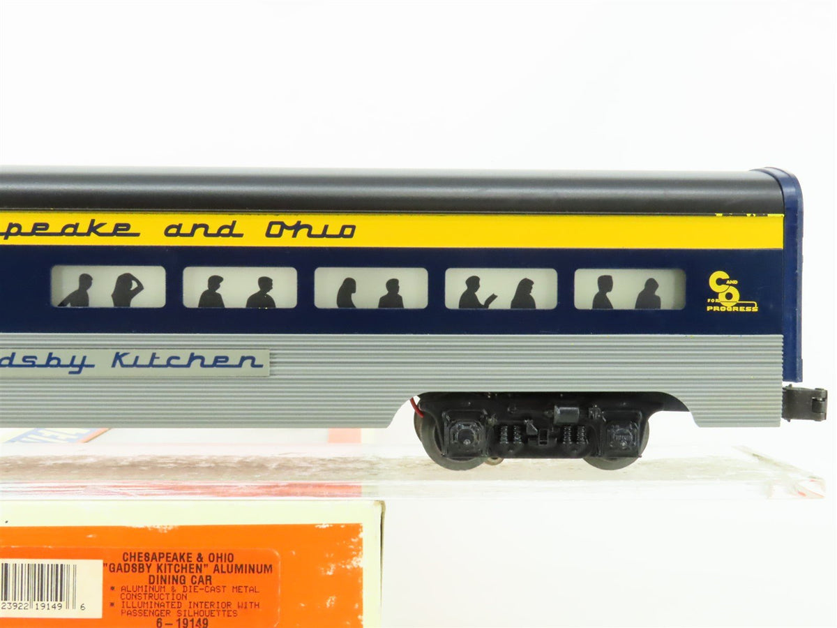 O Gauge 3-Rail Lionel 6-19149 C&amp;O Chesapeake &amp; Ohio Diner Passenger Car #1950