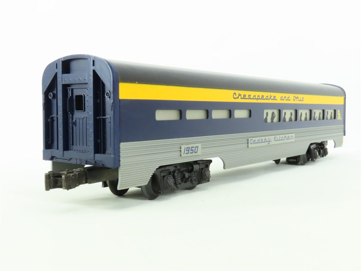 O Gauge 3-Rail Lionel 6-19149 C&amp;O Chesapeake &amp; Ohio Diner Passenger Car #1950