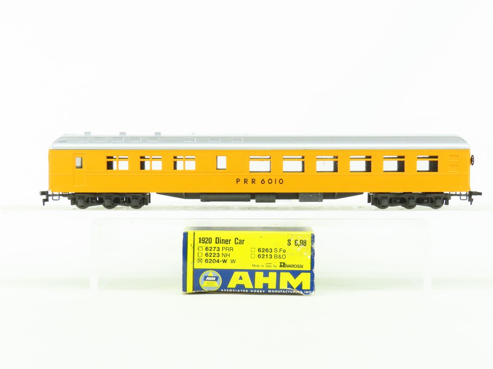 HO Scale AHM 6273 PRR Pennsylvania Railroad Diner Passenger Car #6010