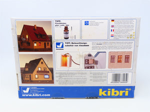HO 1/87 Scale Kibri Building Kit 38995 Detached Houses (3) w/ Lights - Sealed