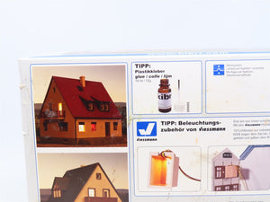 HO 1/87 Scale Kibri Building Kit 38995 Detached Houses (3) w/ Lights - Sealed