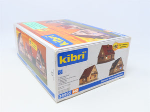 HO 1/87 Scale Kibri Building Kit 38995 Detached Houses (3) w/ Lights - Sealed