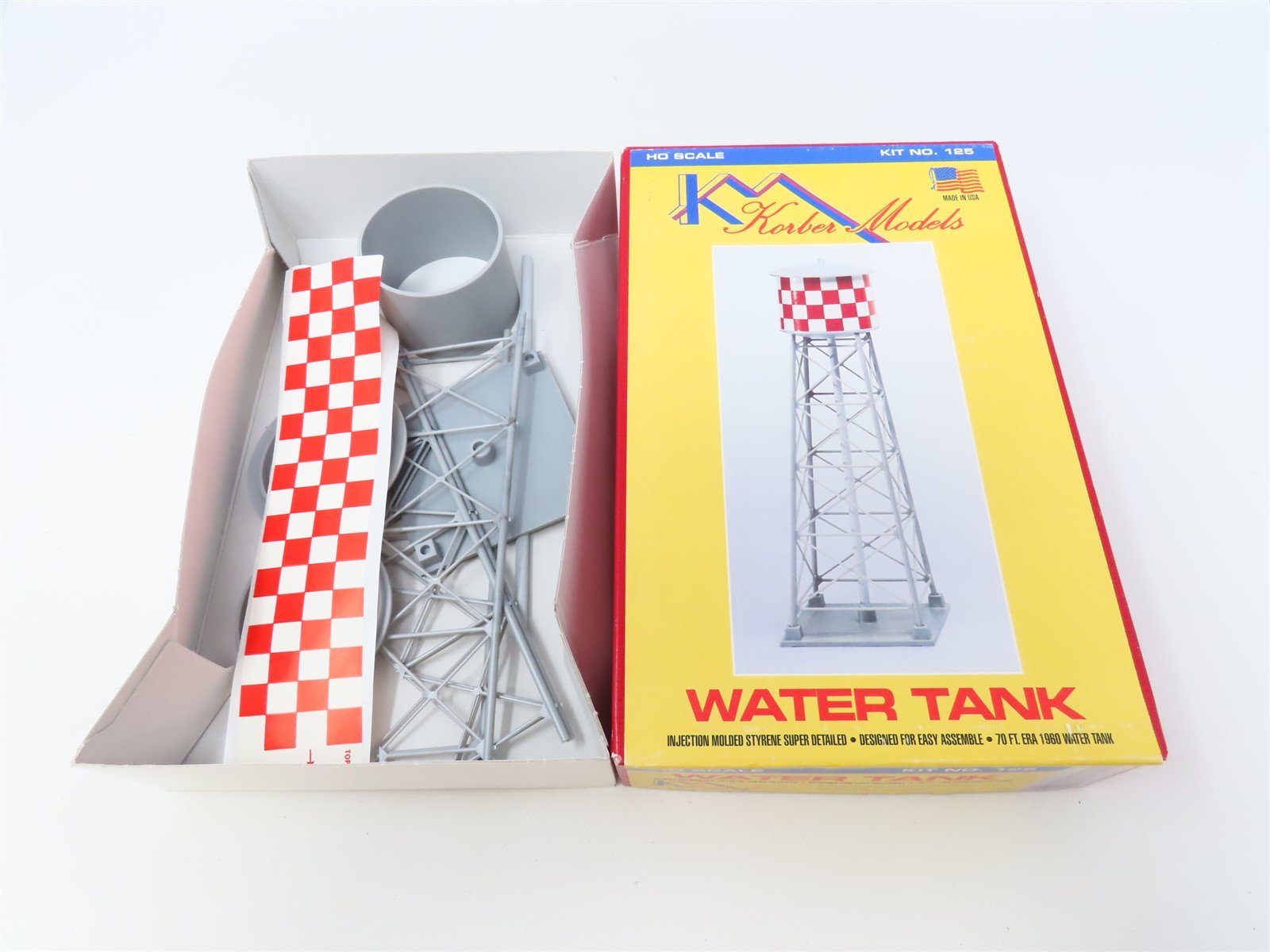 HO 1/87 Scale Korber Models Kit #125 1960 Era 70' Water Tank