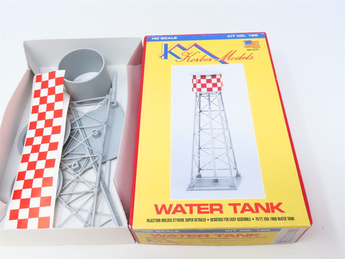 HO 1/87 Scale Korber Models Kit #125 1960 Era 70&#39; Water Tank