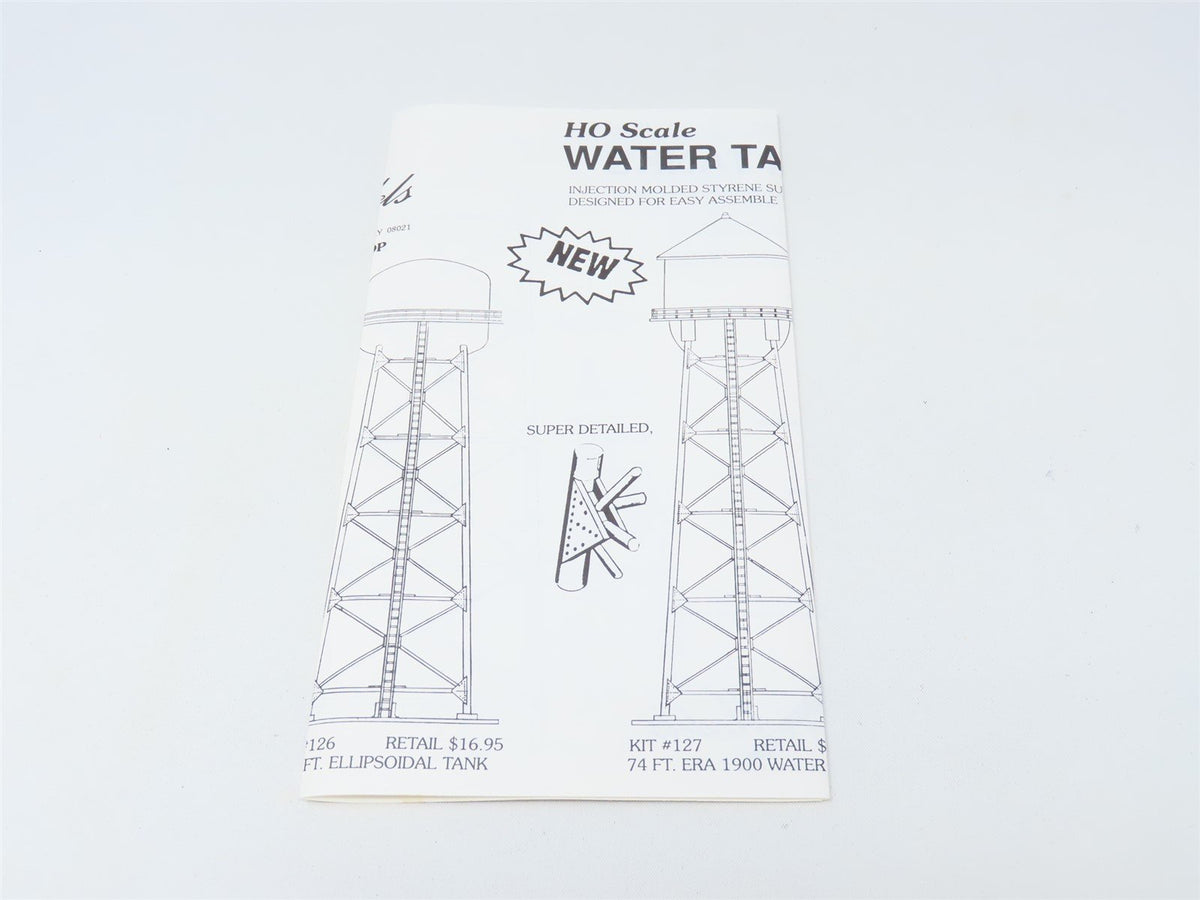 HO 1/87 Scale Korber Models Kit #125 1960 Era 70&#39; Water Tank