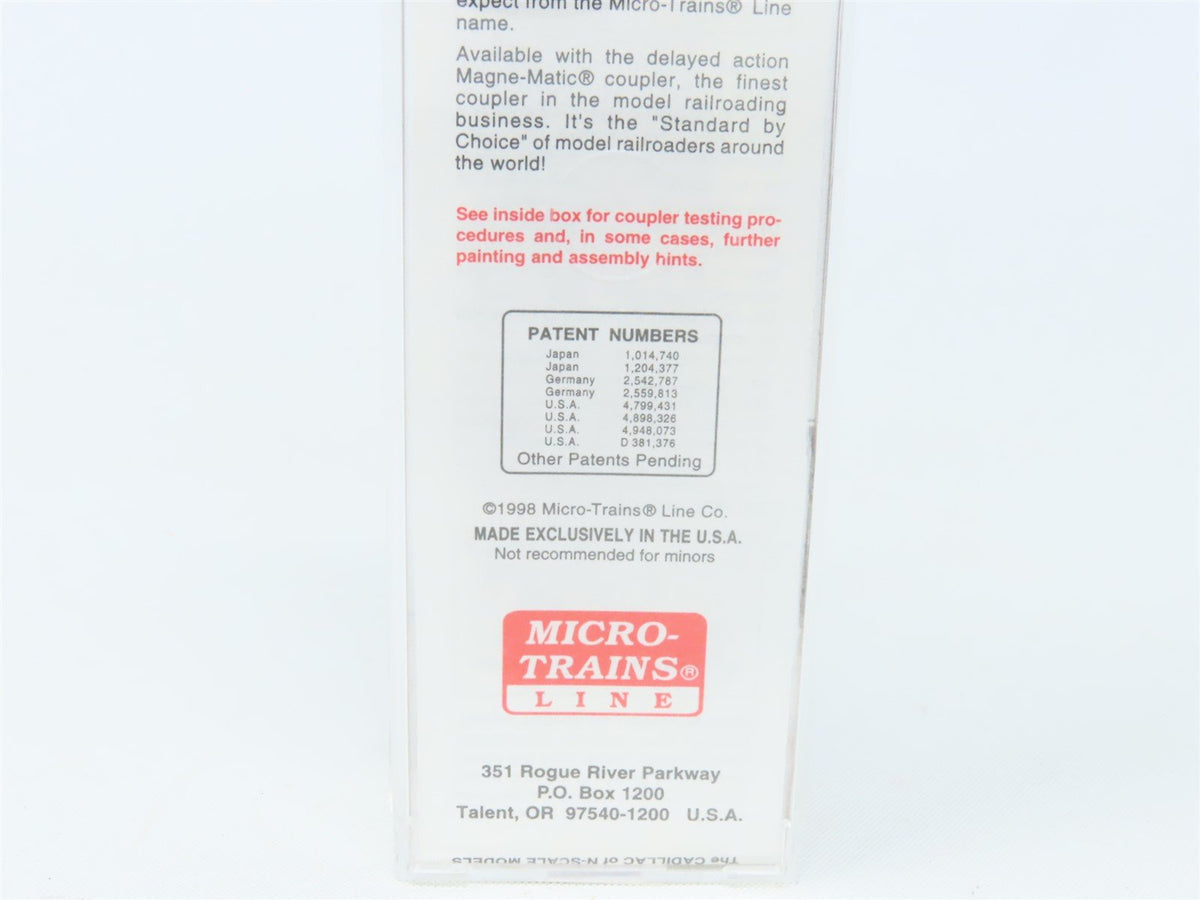 N Micro-Trains MTL 74040/3 CP Canadian Pacific 40&#39; Plug Door Box Car #285605