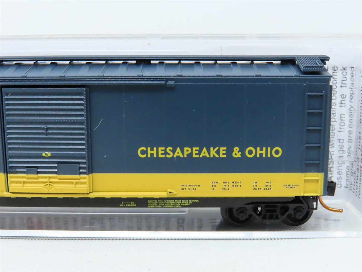 N Scale Micro-Trains MTL 03100073 C&amp;O &quot;The Chessie Route&quot; 50&#39; Box Car #21463