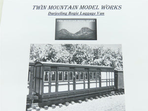 HO/16mm Scale Twin Mountain Model Works Kit Darjeeling Bogie Luggage Van