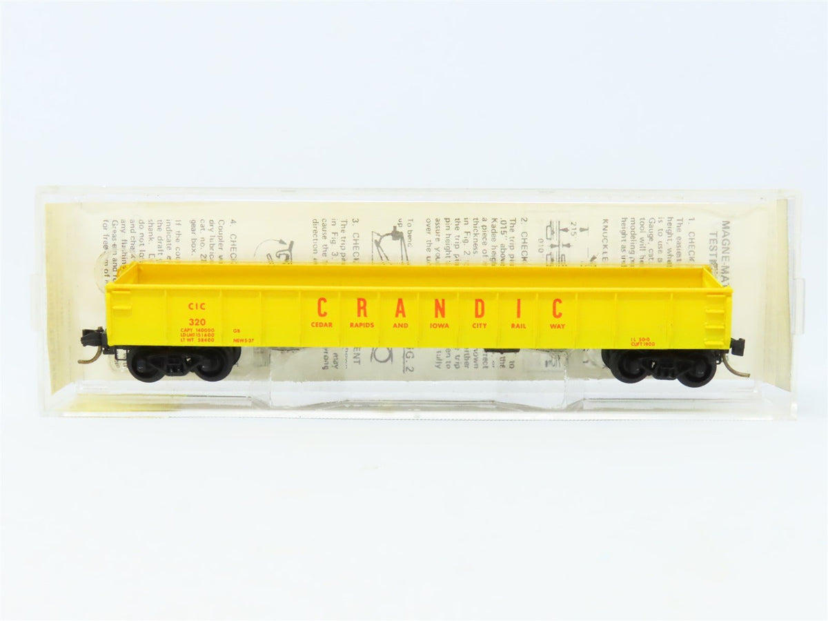 N Scale Micro-Trains MTL Kadee 48040 CIC Crandic 50&#39; Rib-Side Gondola #320