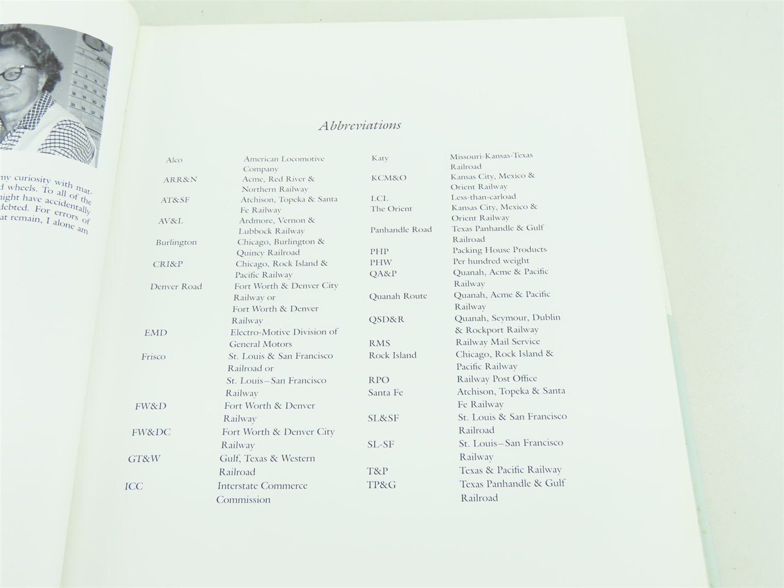 The Quanah Route by Don L. Hofsommer ©1991 HC Book