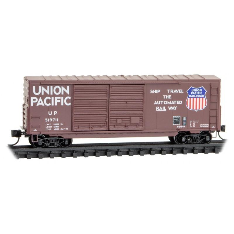 N Micro-Trains MTL 06800552 UP Union Pacific 40&#39; Double Door Box Car #519711