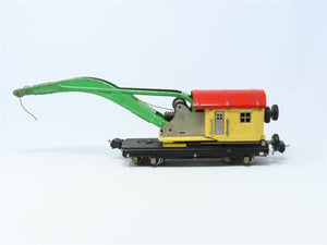 O Gauge 3-Rail Lionel Tinplate Prewar 2810 10-Ton Derrick Crane Car