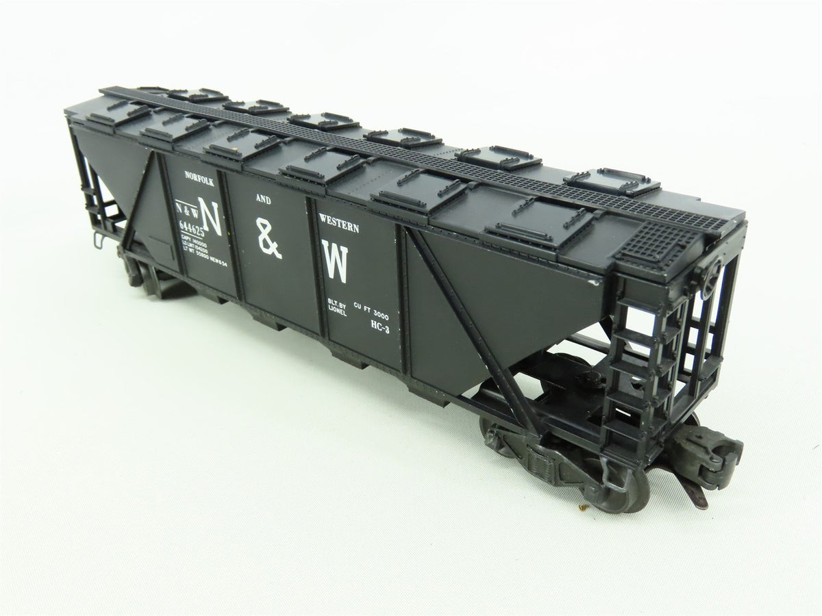 O Gauge 3-Rail Lionel 6446-25 N&amp;W Norfolk &amp; Western 4-Bay Covered Hopper