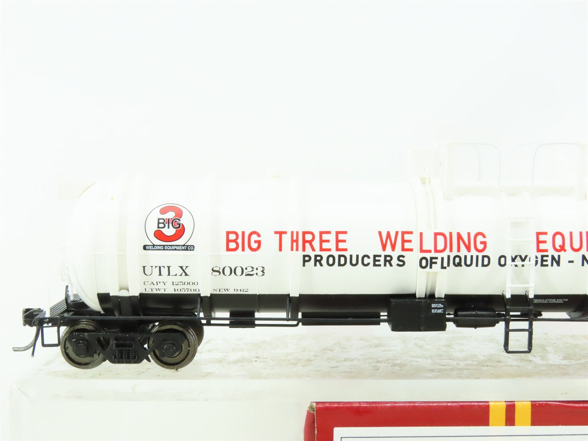 HO Scale Broadway Limited 6109 UTLX Big 3 Industries Cryogenic Tank Car #80023