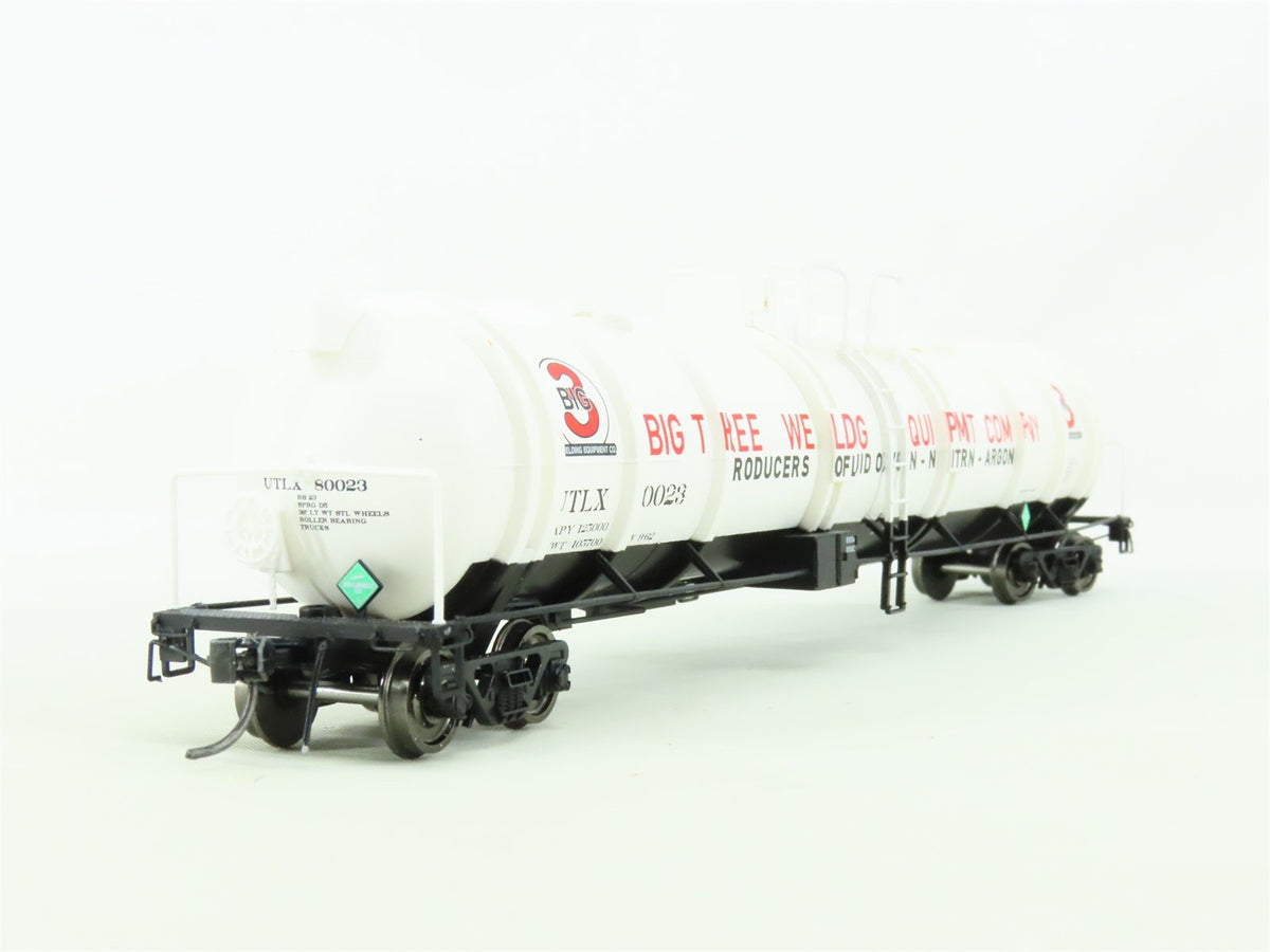 HO Scale Broadway Limited 6109 UTLX Big 3 Industries Cryogenic Tank Car #80023