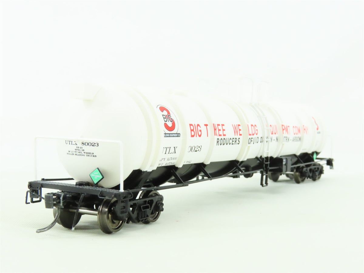 HO Scale Broadway Limited 6109 UTLX Big 3 Industries Cryogenic Tank Car #80023