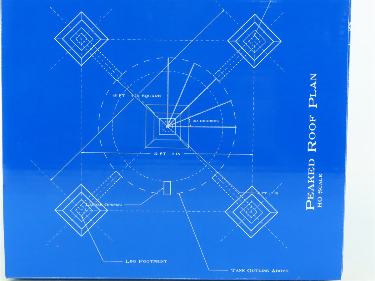 HO 1/87 Scale Athearn #95905 B&amp;O Baltimore &amp; Ohio Peak Roof Water Tower