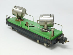 O Gauge 3-Rail Lionel Lines Tinplate 2820 Searchlight Flat Car