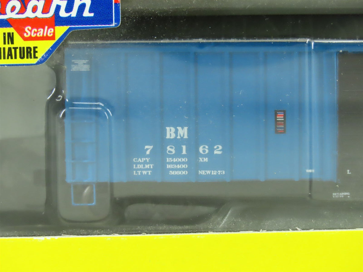 N Scale Athearn 10542 BM Boston &amp; Maine 50&#39; Steel SIECO Box Car #78162