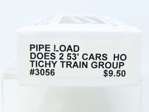 HO Scale Tichy Train Group Kit #3056 Pipe Load For 53' Freight Cars