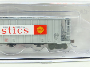 N Scale BLMA Models 16021 GACX Shell Plastics 3-Bay Covered Hopper #50120