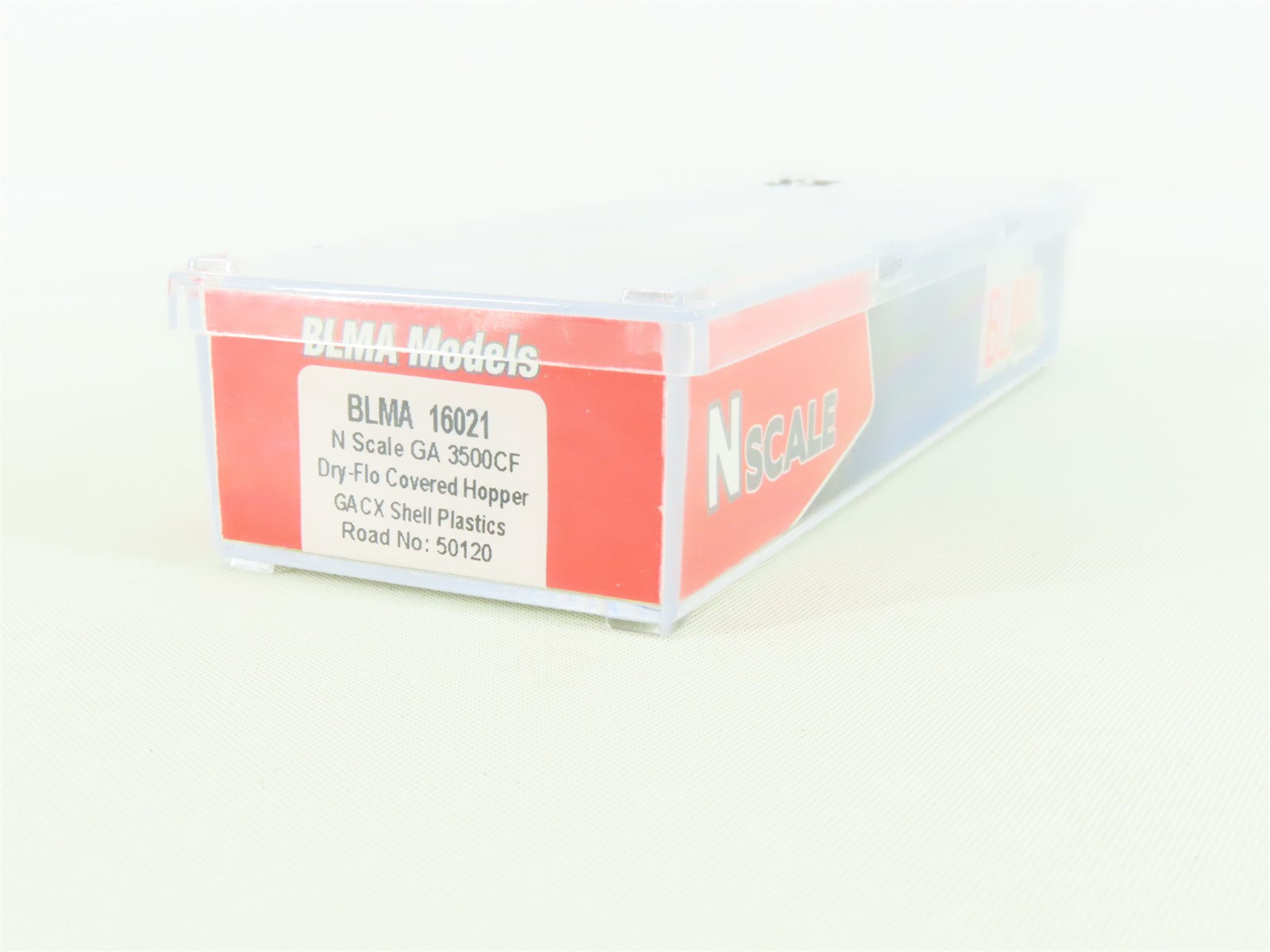 N Scale BLMA Models 16021 GACX Shell Plastics 3-Bay Covered Hopper #50120