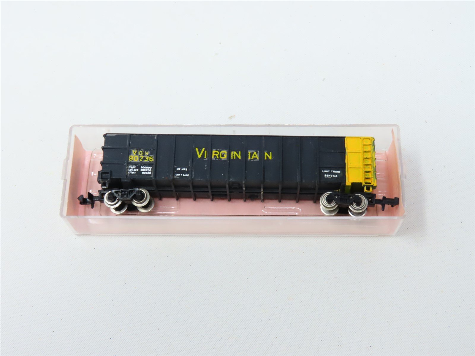 N Scale Roundhouse Kit VGN Virginian Hi-Side Gondola #90736 - Custom