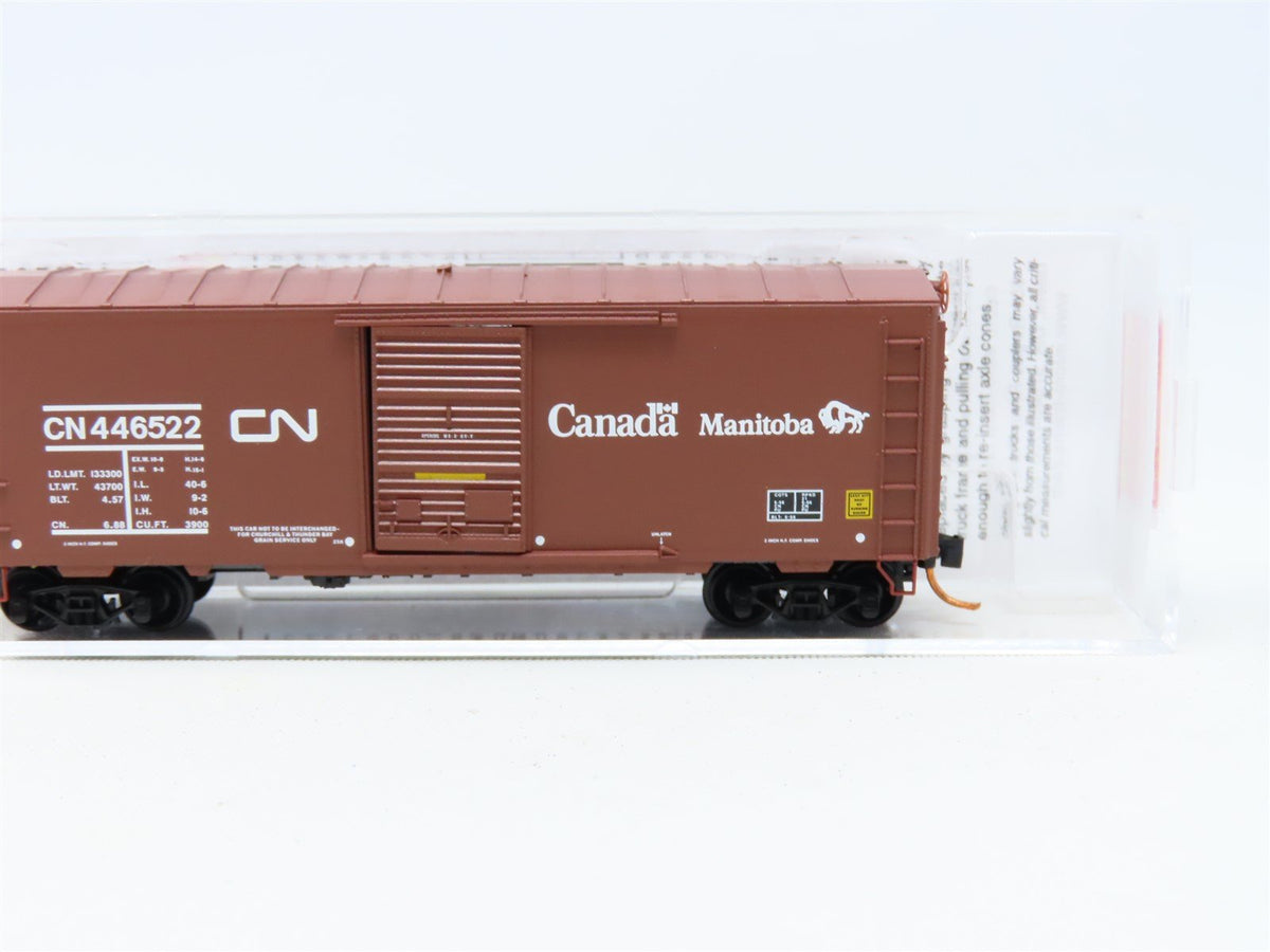 N Scale Micro-Trains MTL 07300160 CN Canadian National 40&#39; Box Car #446522