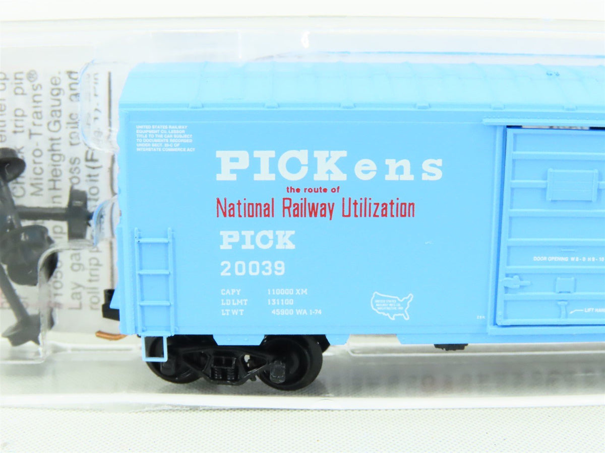 N Scale Micro-Trains MTL 02400140 PICK Pickens Railroad 40&#39; Box Car #20039