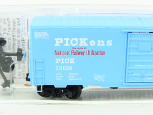 N Scale Micro-Trains MTL 02400140 PICK Pickens Railroad 40' Box Car #20039
