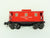 O Gauge 3-Rail Lionel Lines Prewar 2657 Red Tinplate Caboose