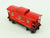 O Gauge 3-Rail Lionel Lines Prewar 2657 Red Tinplate Caboose