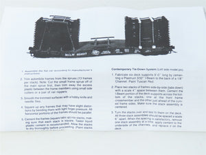 HO 1/87 Scale JJM Auto Frame Load for Flat Cars - 80 Frames
