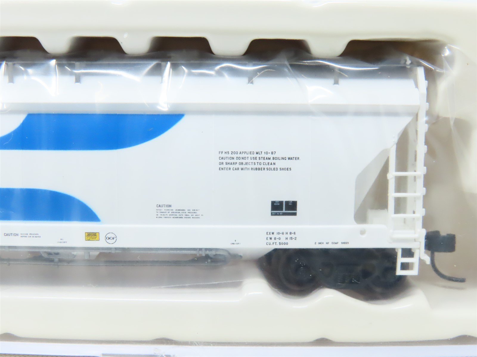 N Scale Atlas 40102 PCIX Continental Baking 4-Bay Covered Hopper #87008