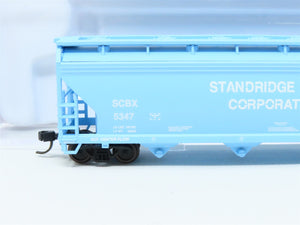 N Scale Atlas Trainman 50003530 SCBX Standridge Color Corp 4-Bay Hopper #5347