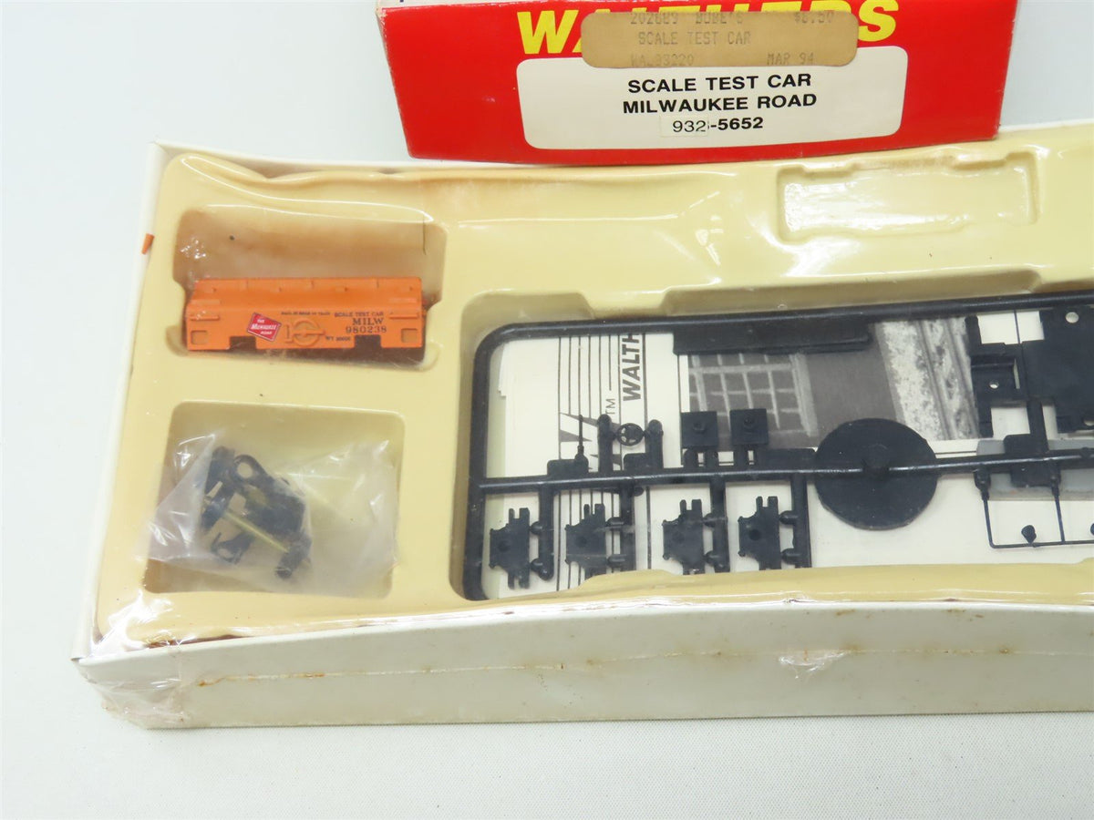 HO Scale Walthers Kit 932-5652 MILW Milwaukee Road Scale Test Car #980238